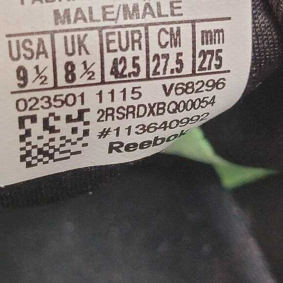 Reebok ZPump Fusion 2.0 Men's Shoes Size 9.5 Green And Black Running - Picture 9 of 10